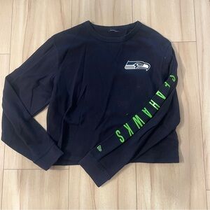Seahawks New Era Black Long Sleeve